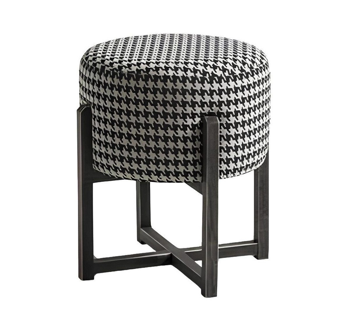 Xlmoebel Hocker Designer Runder Hocker - Moderner Fußhocker mit Polsterung (Hocker), Hergestellt in Europa