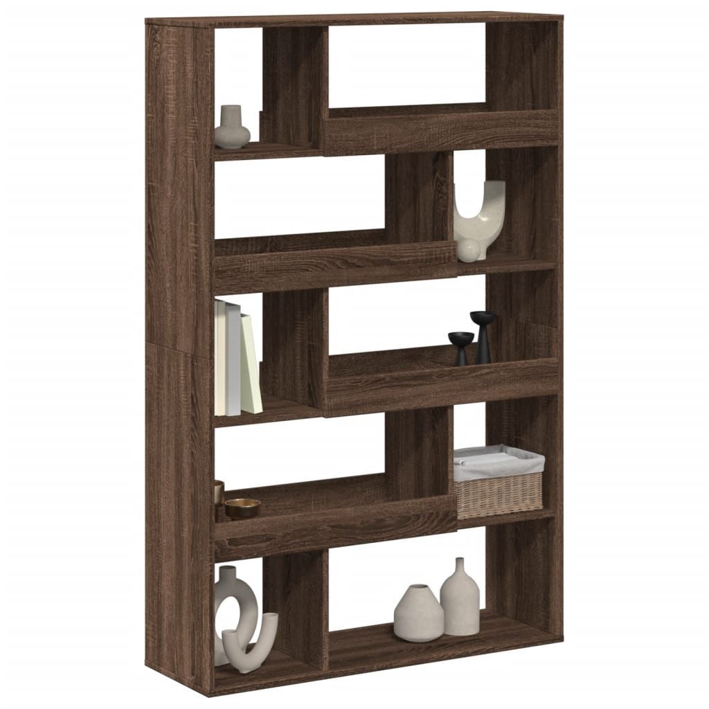 vidaXL Bücherregal Bücherregal Braun Eichen-Optik 100x33x156,5 günstig online kaufen