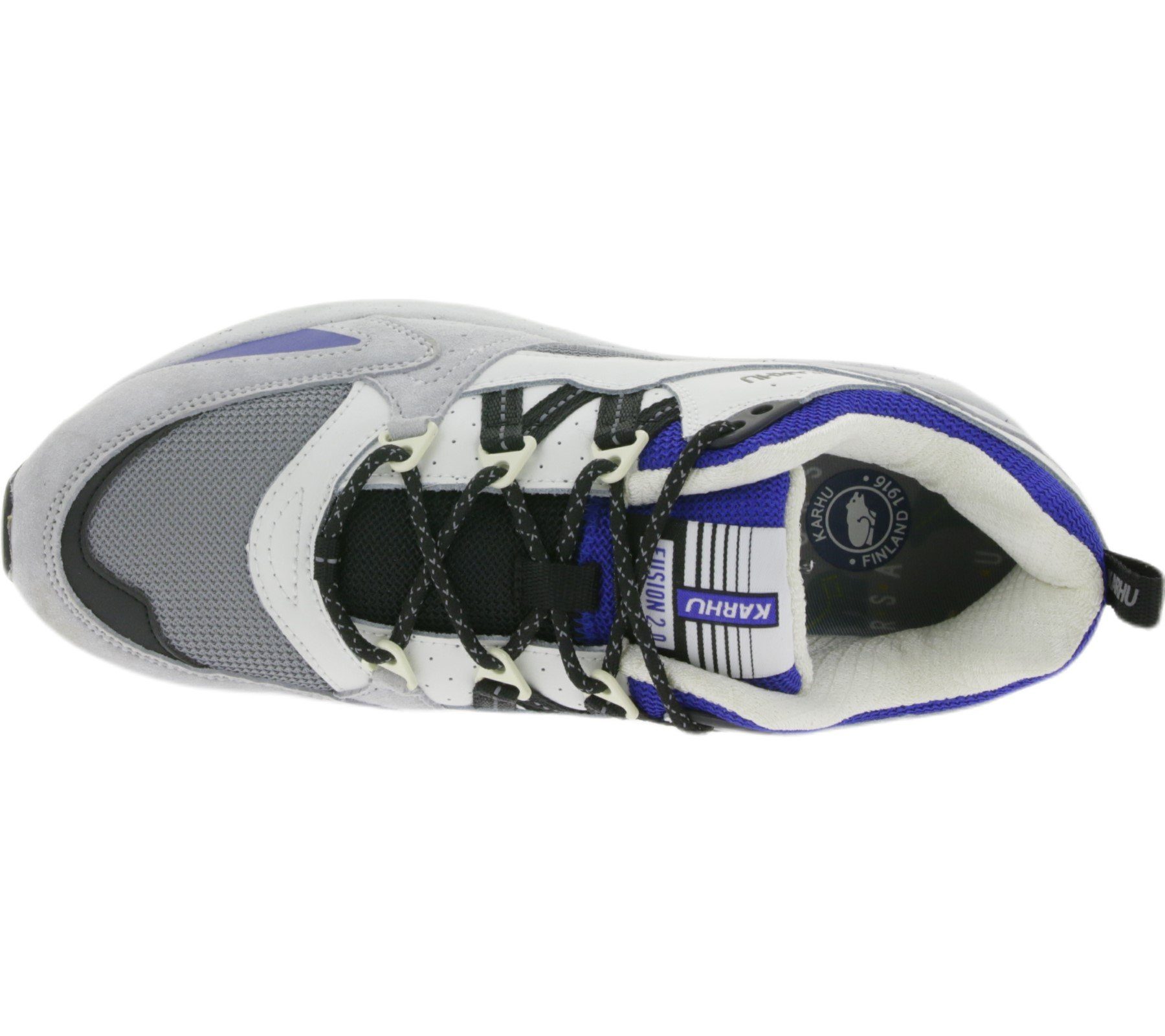 KARHU KARHU Fusion 2.0 Damen Top Sneaker F804105 Sneaker Sportschuhe Weiß/Grau/Blau Turnschuhe Low