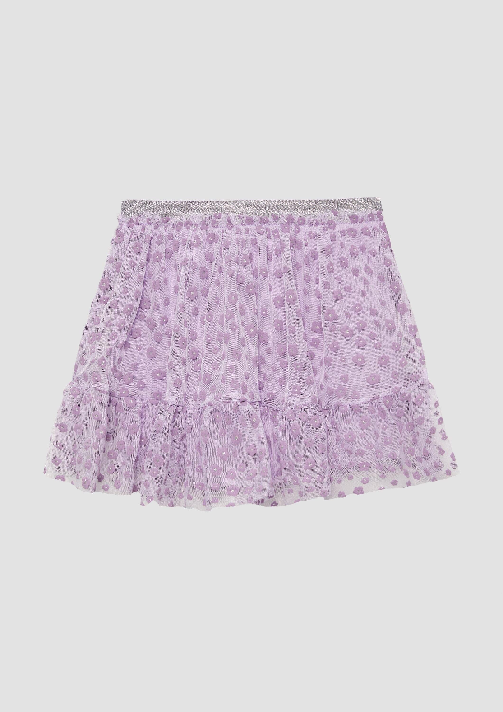 s.Oliver Minirock Rock Doppellagiger Rock mit Glitzer