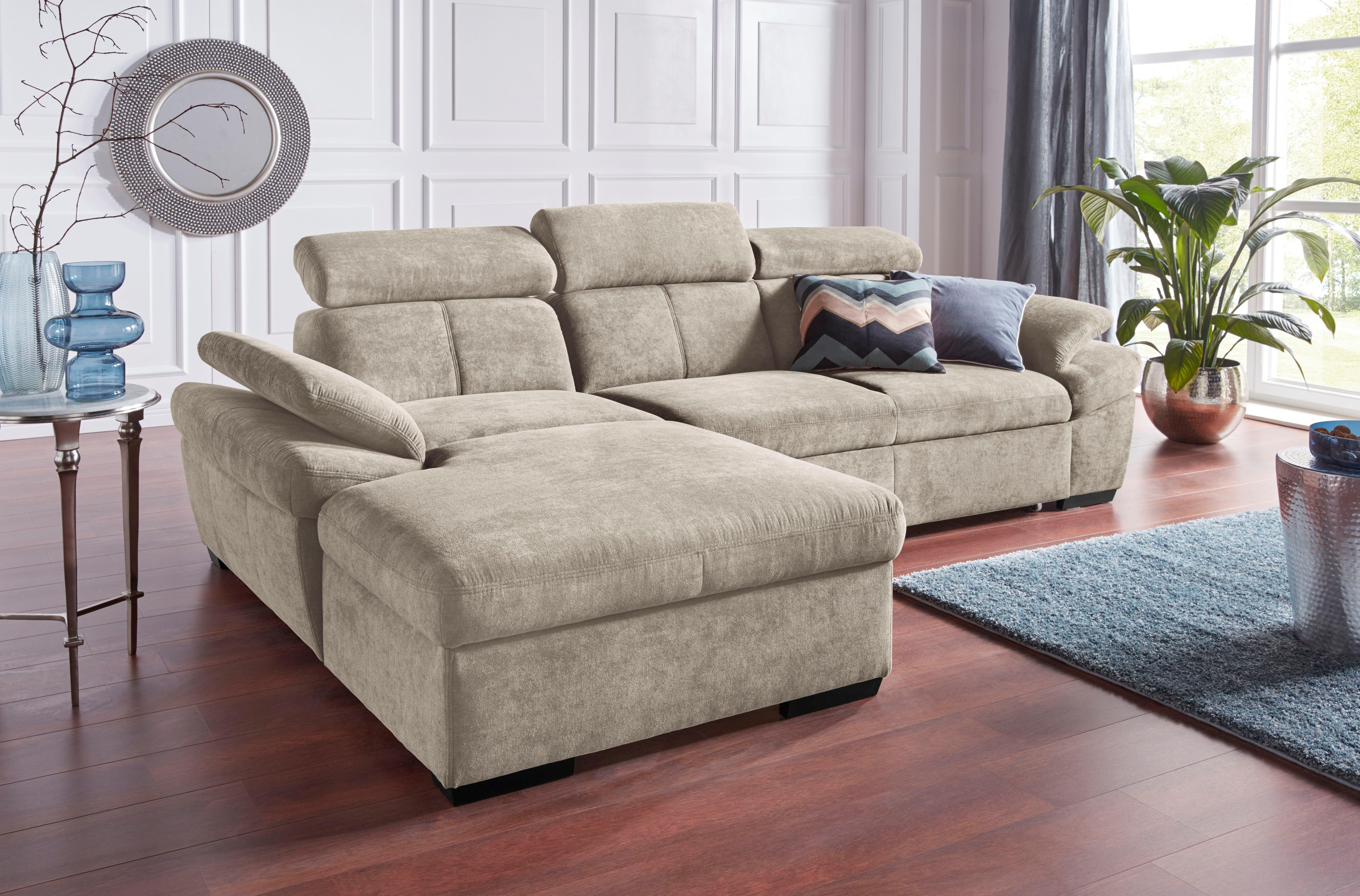 exxpo - sofa fashion Ecksofa "Salerno, klassisch modernes Funktionssofa, ho günstig online kaufen