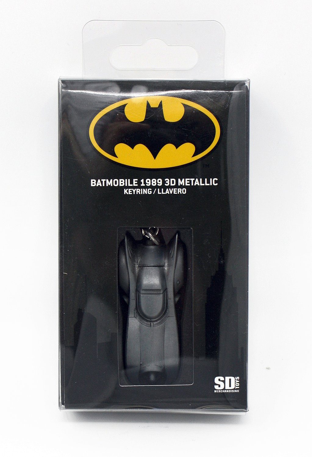 1989 SD Schlüsselanhänger Batman Toys Batmobil 3D Schlüsselanhänger