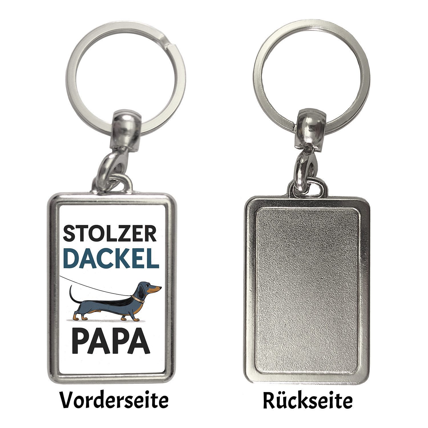 speecheese Schlüsselanhänger Stolzer Dackel Papa Schlüsselanhänger günstig online kaufen