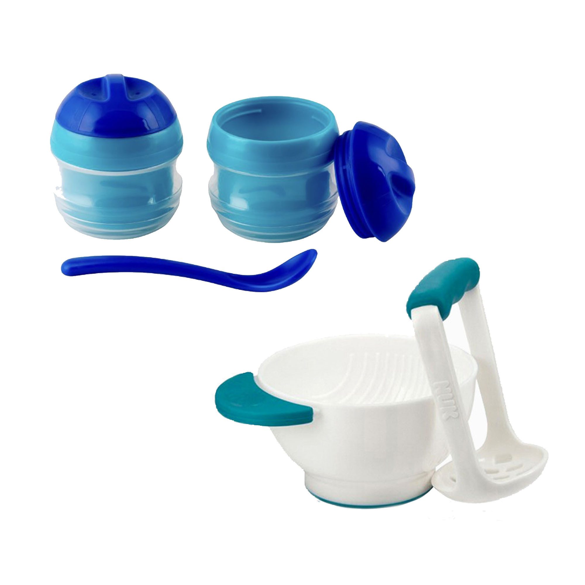 Kinderschale NUK Pürierset mit Primamma Thermo-Schälchen 2er Set