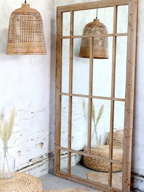 Chic Antique Hängeleuchte Lampe geflochtenes Bambus