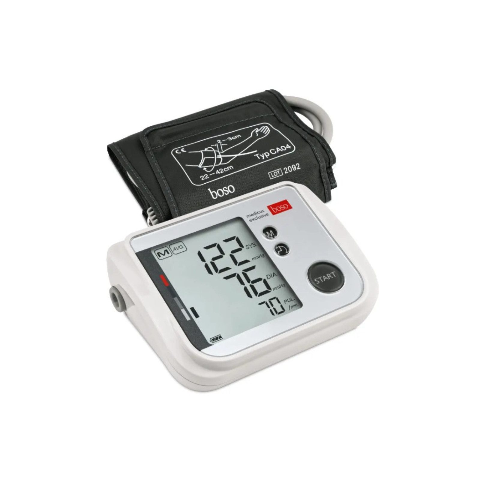 boso Blutdruckmessgerät boso medicus exclusive sprechendes Oberarm-Blutdruckmessgerät, mit Sprachausgabe