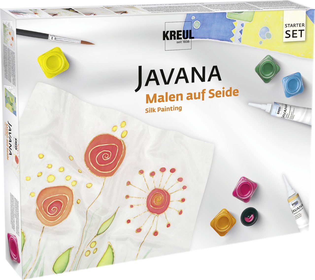 Kreul Textilfarbe Kreul JAVANA Seidenmalkasten