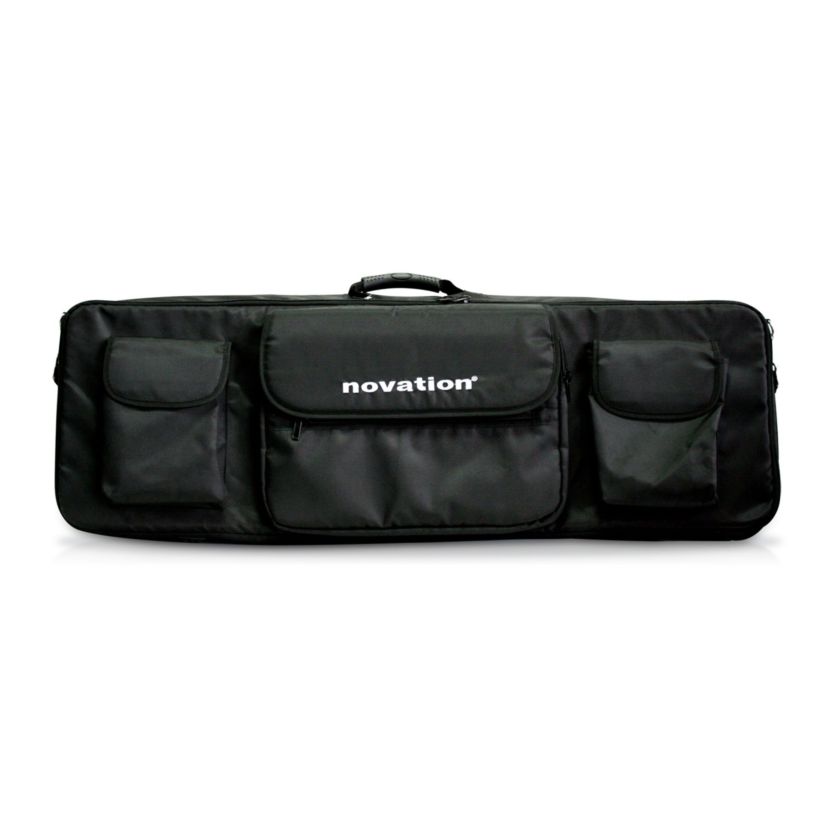 Novation Piano-Transporttasche (61 Key BLACK CASE, Gigbags für Tasteninstrumente, Keyboardtasche Standard), 61 Key BLACK CASE - Keyboardtasche