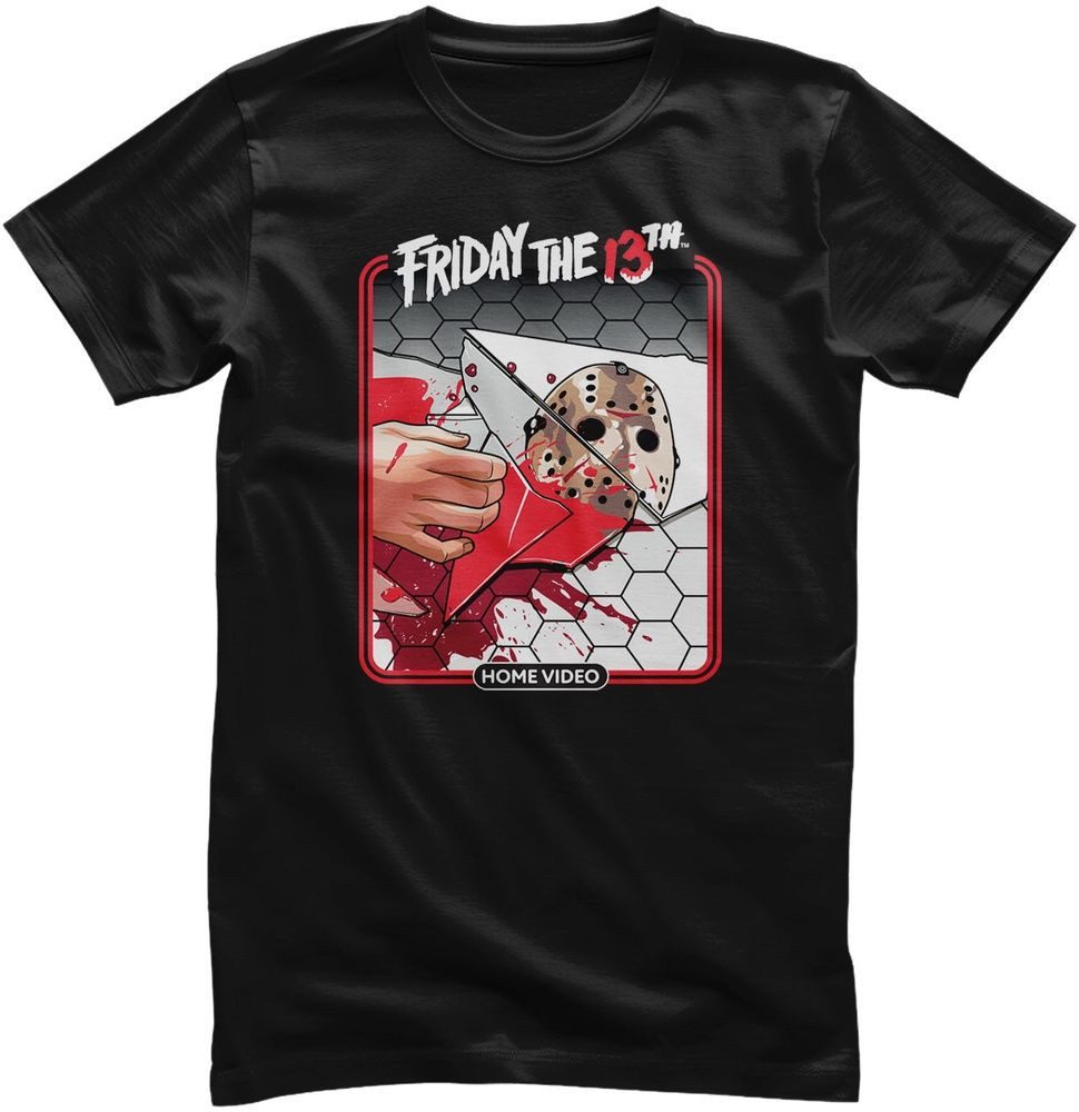 Friday the 13th T-Shirt Friday The 13th Home Video T-Shirt