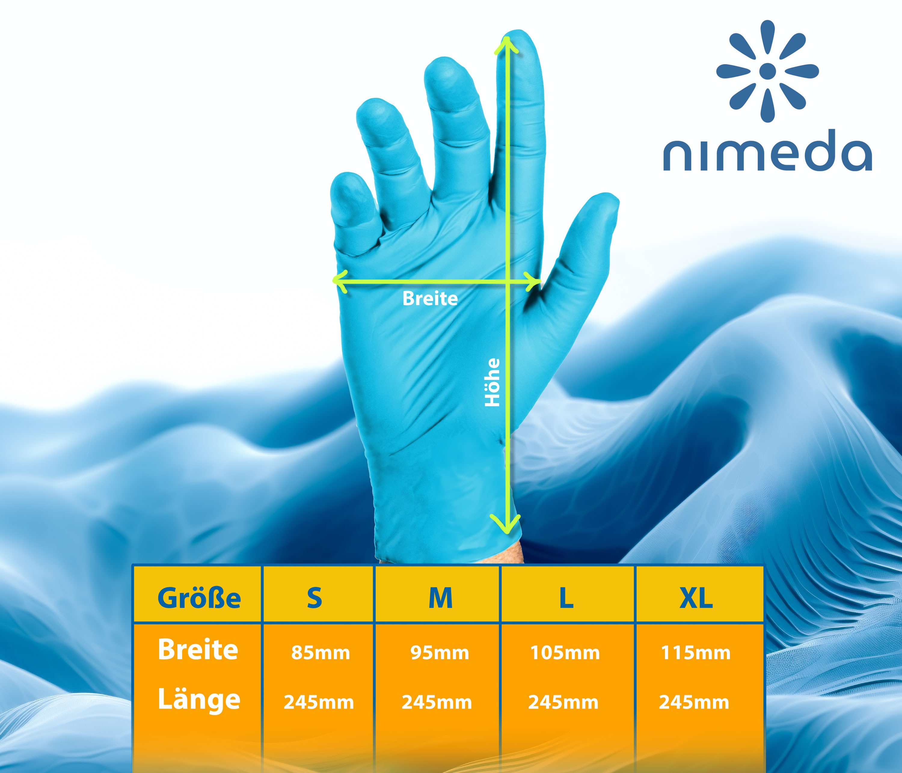 Kemes Einweghandschuhe Nitrilhandschuhe 100 Stück Einmalhandschuhe Gummihan günstig online kaufen