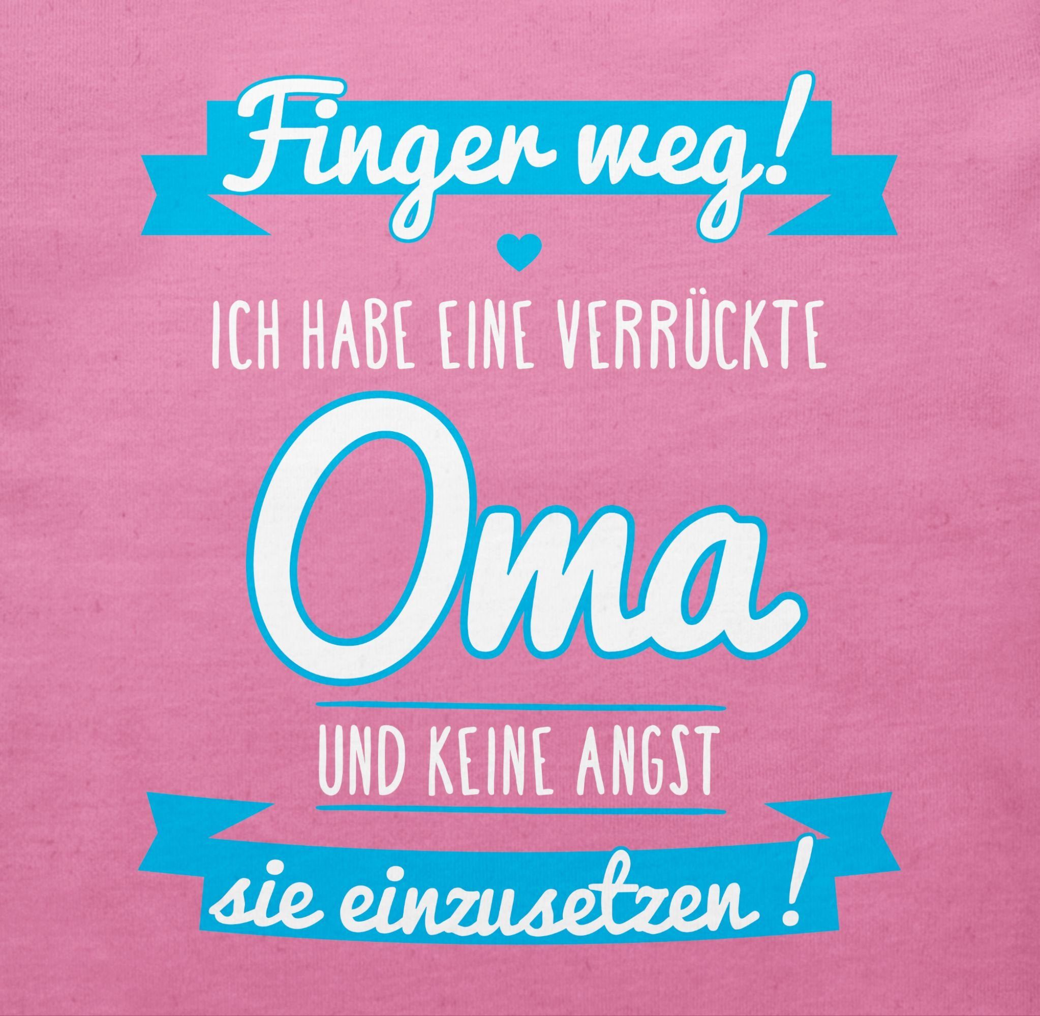 Shirtracer T-Shirt Ich habe eine verrückte Oma blau Sprüche Baby