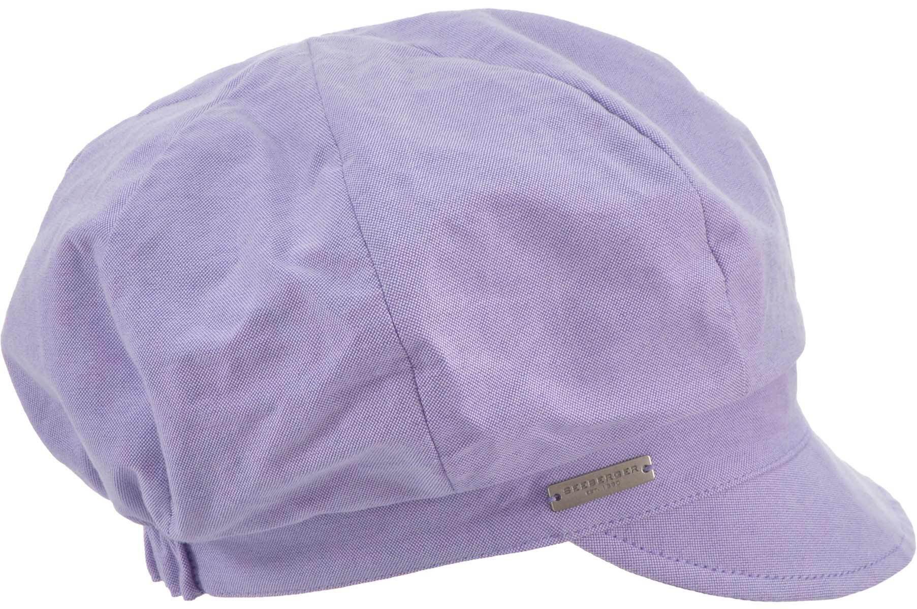 Seeberger Ballonmütze Chambraystoff Schildmütze 53972-0 günstig online kaufen
