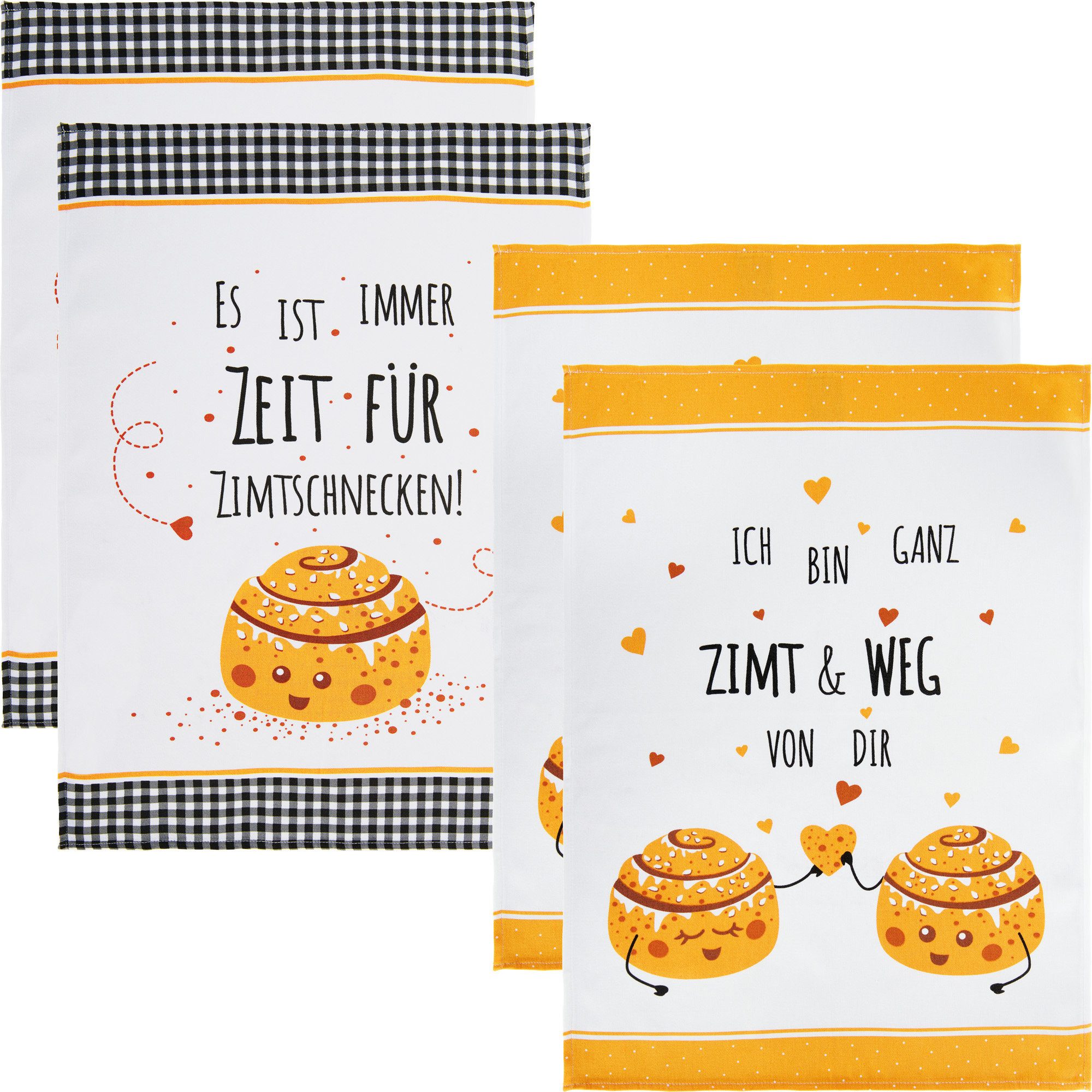 Erwin Müller Geschirrtuch Geschirrtuch 4er-Pack, Baumwolle günstig online kaufen