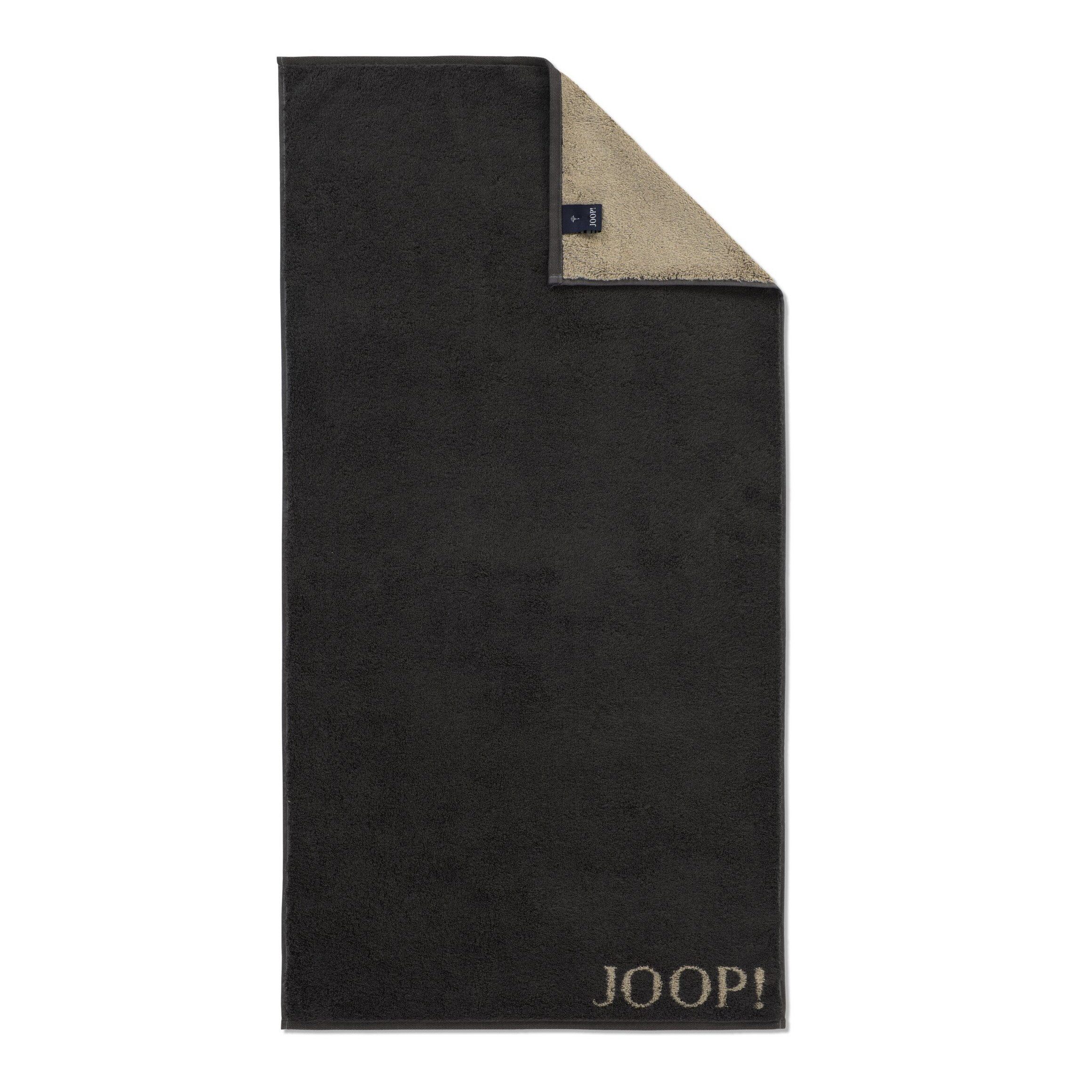 JOOP! Handtuch Joop! Handtuch Duschtuch Gästetuch Classic 1720-73 schiefer, Walkfrottier (1-St), 100% Baumwolle