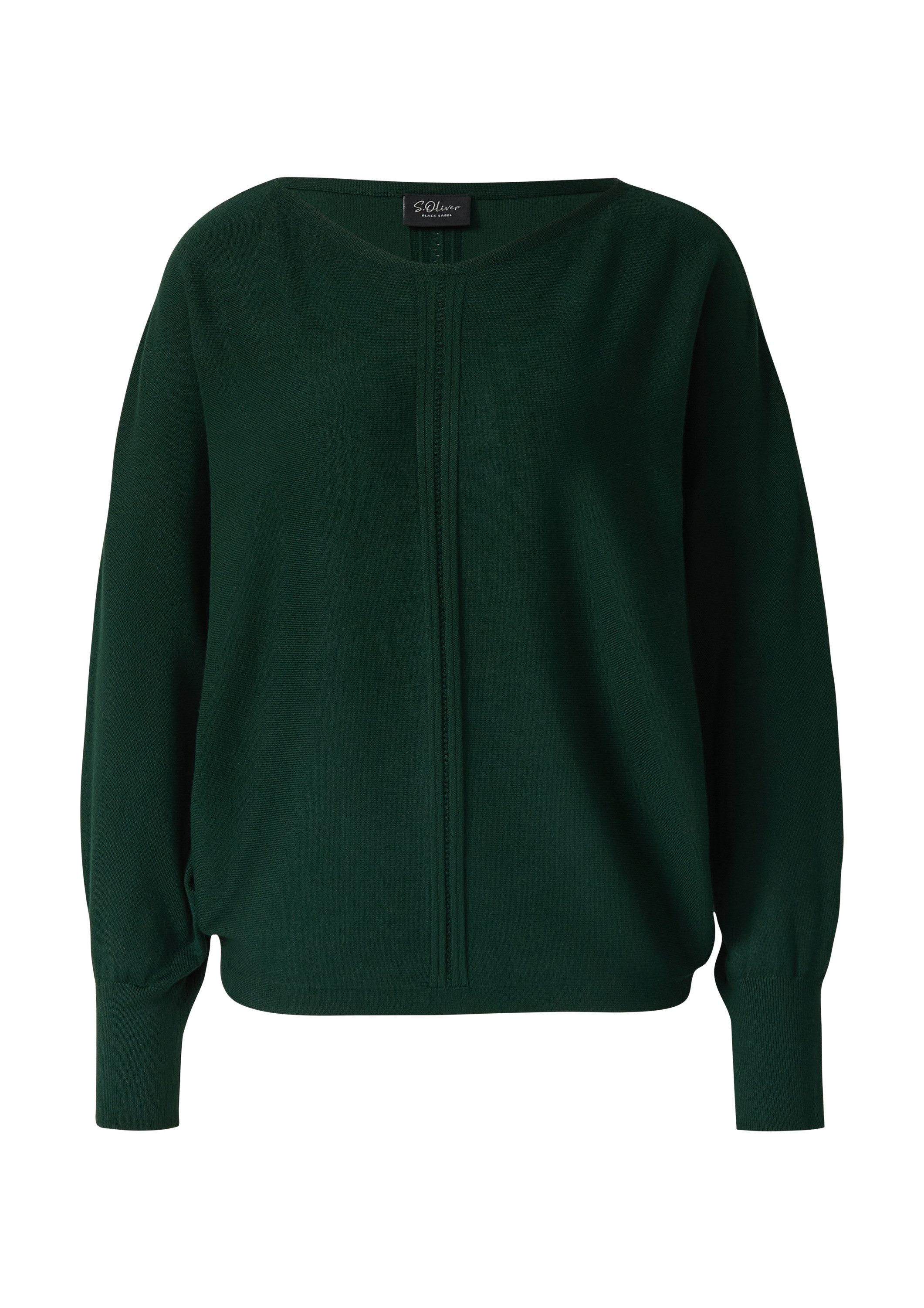 s.Oliver Longpullover Strickpullover Feinstrick-Pullover im Relaxed günstig online kaufen