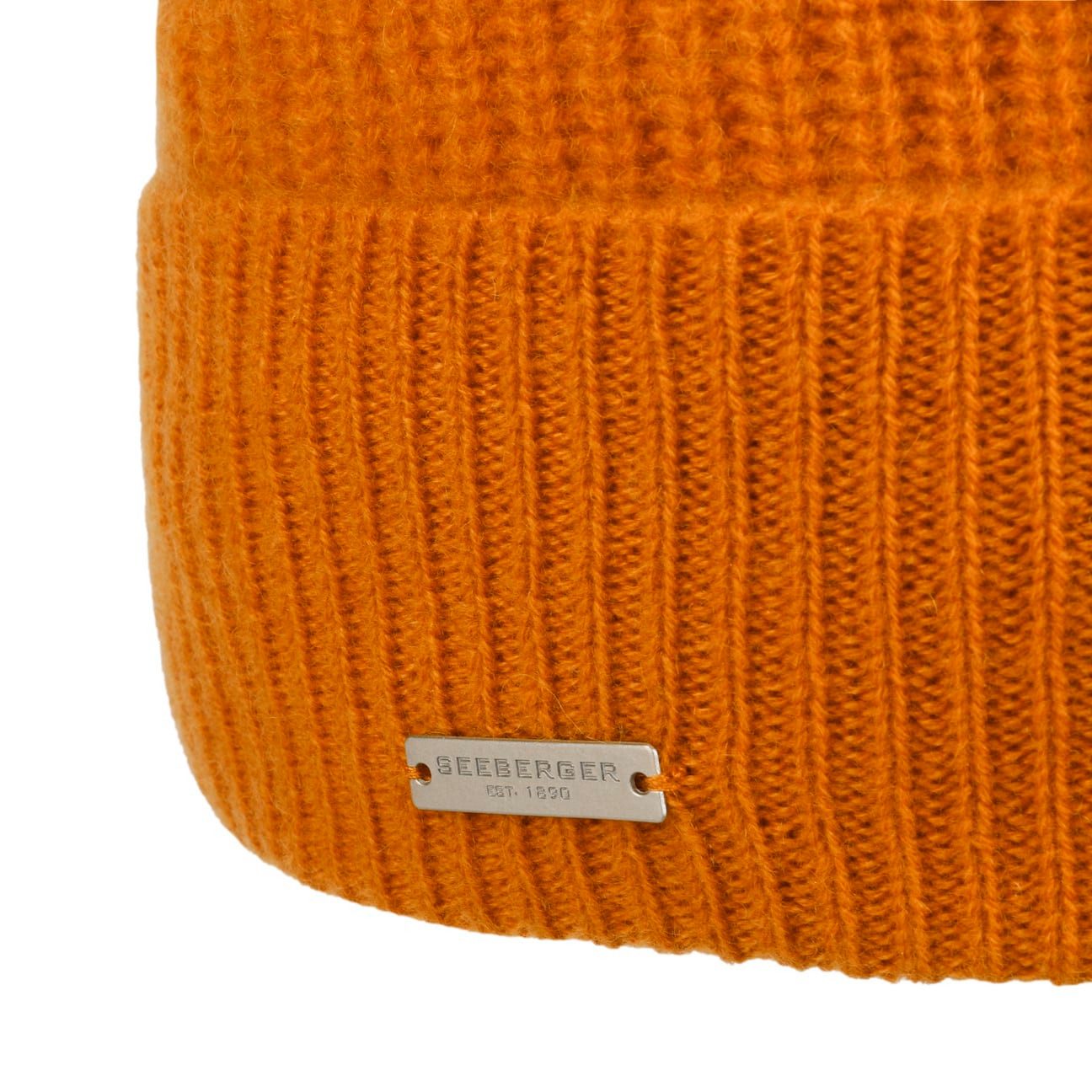 Seeberger Strickmütze (1-St) Damenmützen mit Umschlag