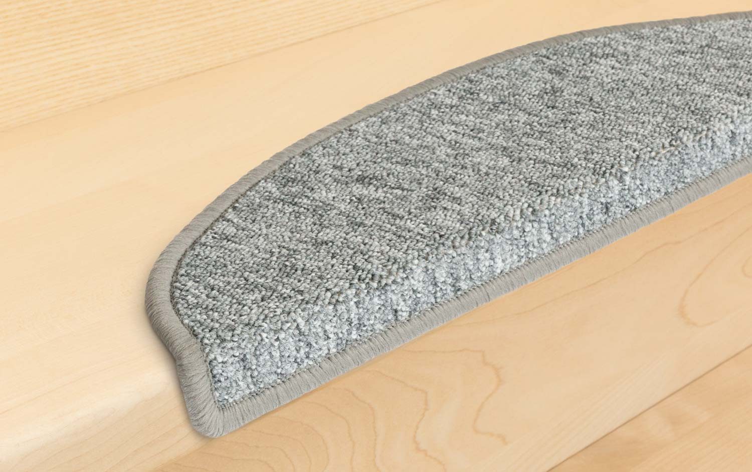Metzker® Stufenmatte Stufenmatten Rambo Kleinformat 55x15x3,5cm Halbrund, halbrund, Höhe: 5 mm, 15 Stück im Set - Grau – Bild 4 von 5