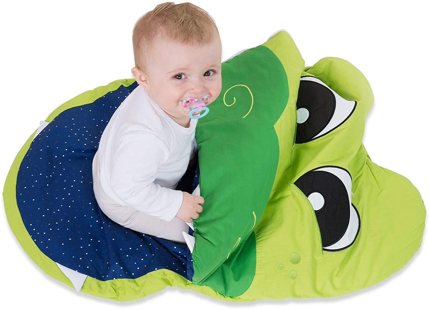 all Kids United Babyschlafsack Kinder-Schlafsack aus Baumwolle (ab 2  Jahren), Strampler Fußsack Kinderwagen Pucksack