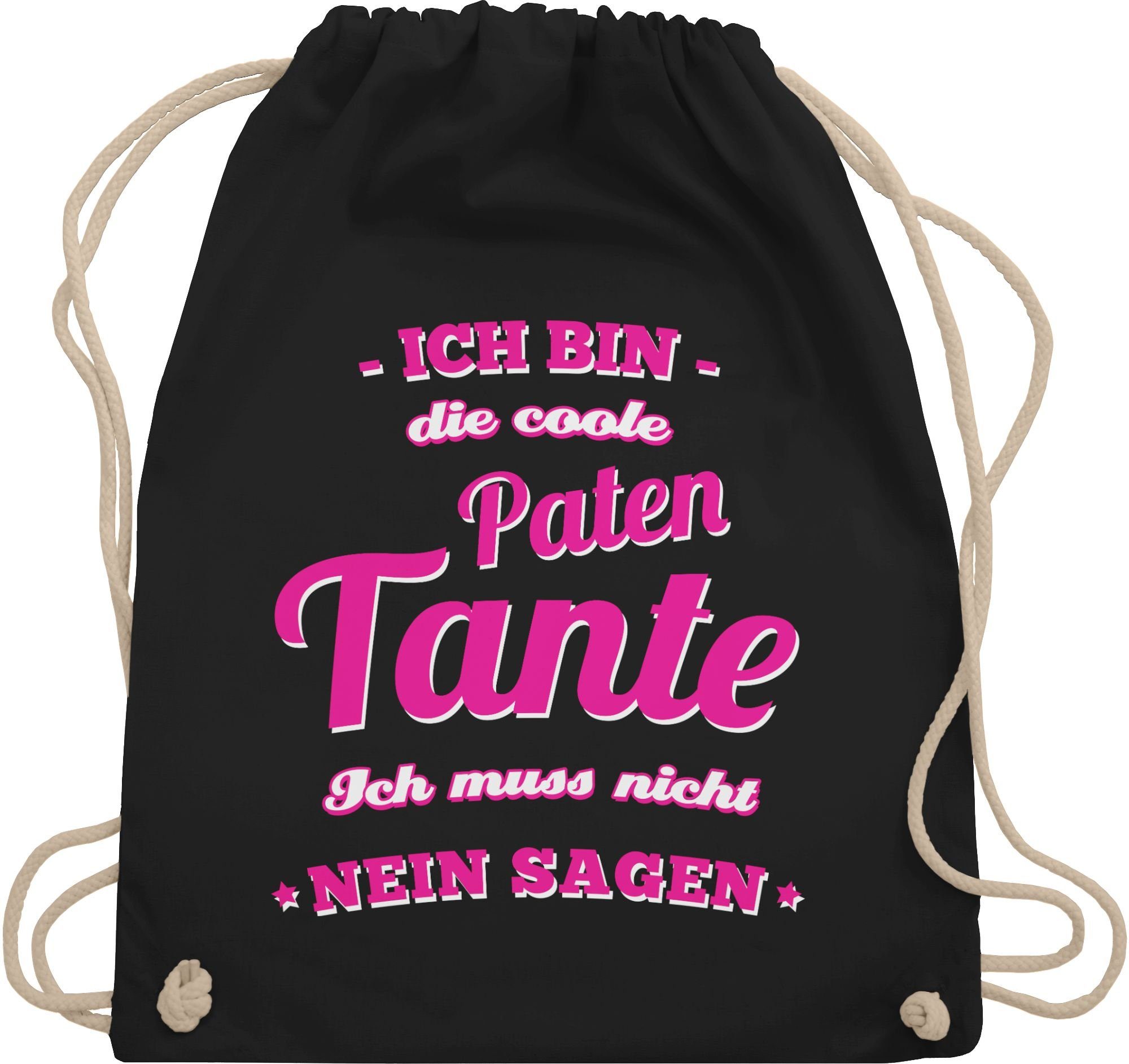 Turnbeutel Ich bin die coole Patentante
