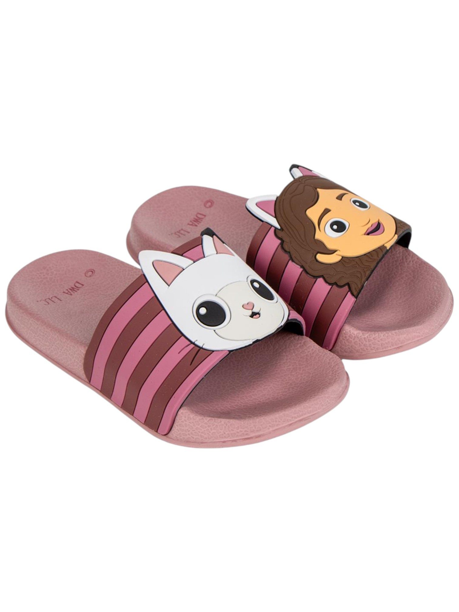 Cerdá Gabby´s Dollhouse Badeschuh (2-tlg) Mädchen Schlappen mot 3D - Motiven Größe 24 - 31