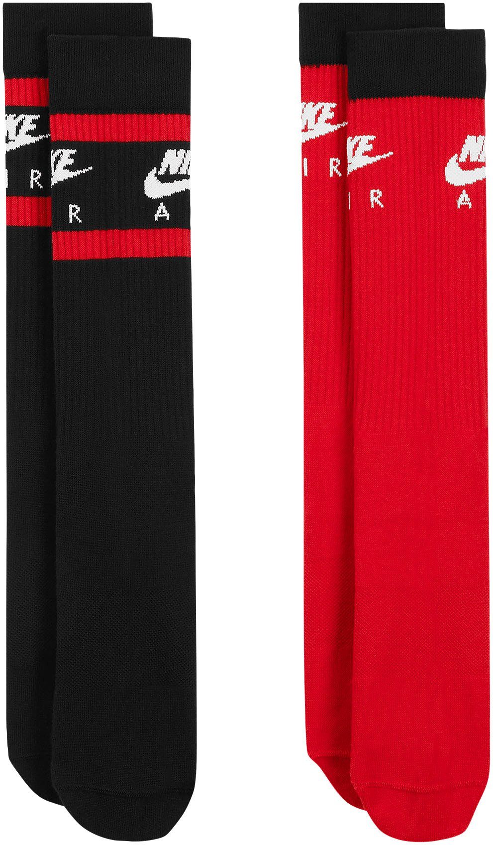 Everyday Nike Essential Sportsocken Sportswear rot-schwarz Socks Crew