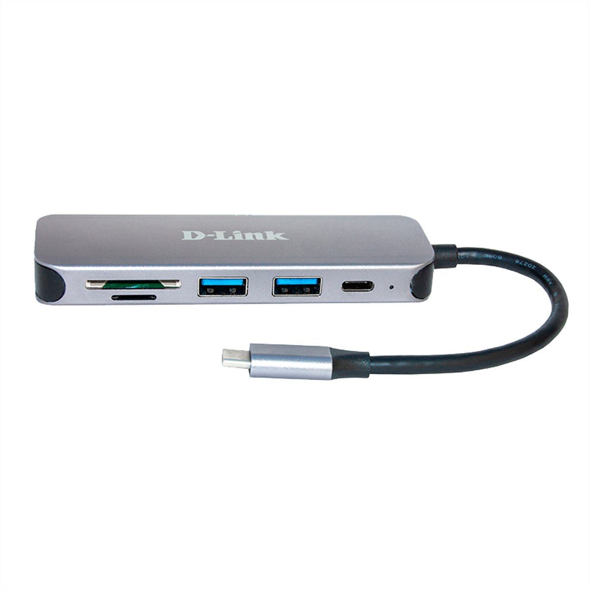 D-Link DUB-2325 5-in-1 USB-C Hub mit Card Reader Computer-Adapter USB Typ C (USB-C) Männlich (Stecker) zu USB 3 Typ A Weiblich (Buchse)