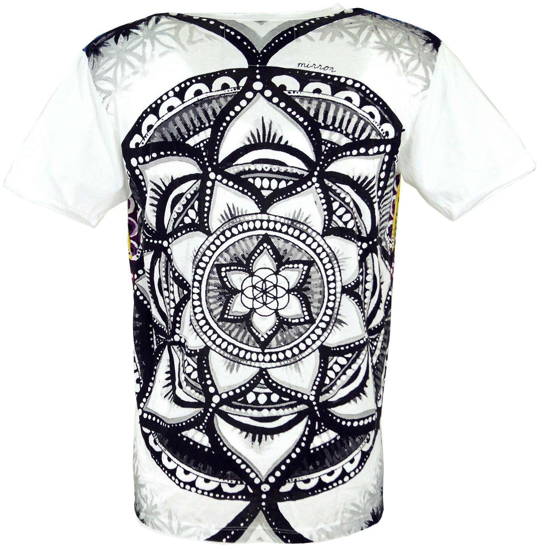 Guru-Shop T-Shirt Mirror T-Shirt - Mandala günstig online kaufen