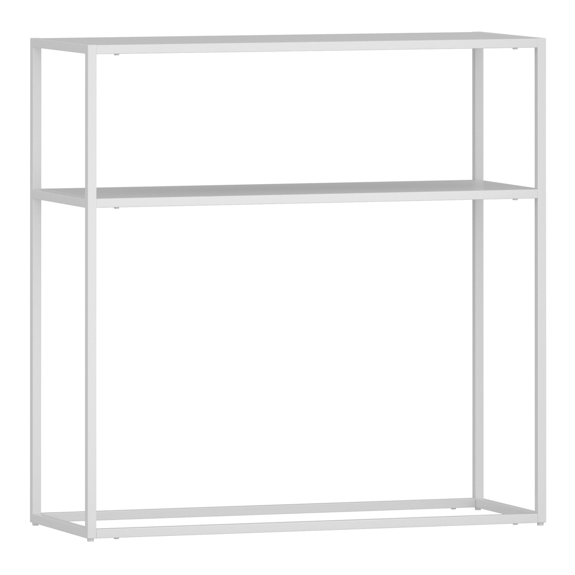 Produktbild von En.casa Konsolentsch, »Kuhmo« Flurtsch Aus Glas 80x80x30 Cm Weß