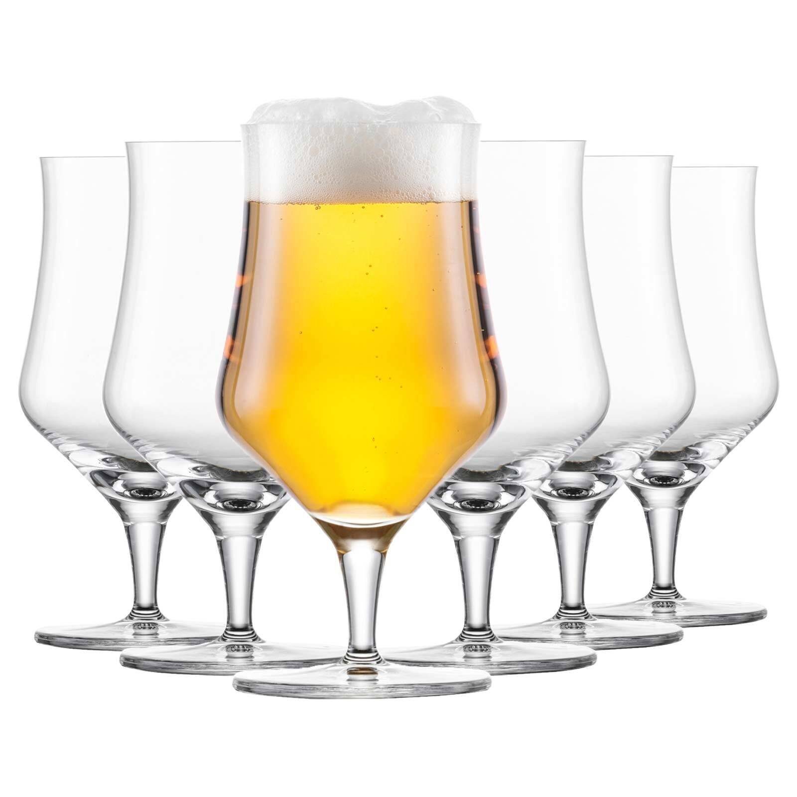 SCHOTT-ZWIESEL Bierglas Beer Basic Craft Beer Gläser 0,3 Liter 6er Set, Glas