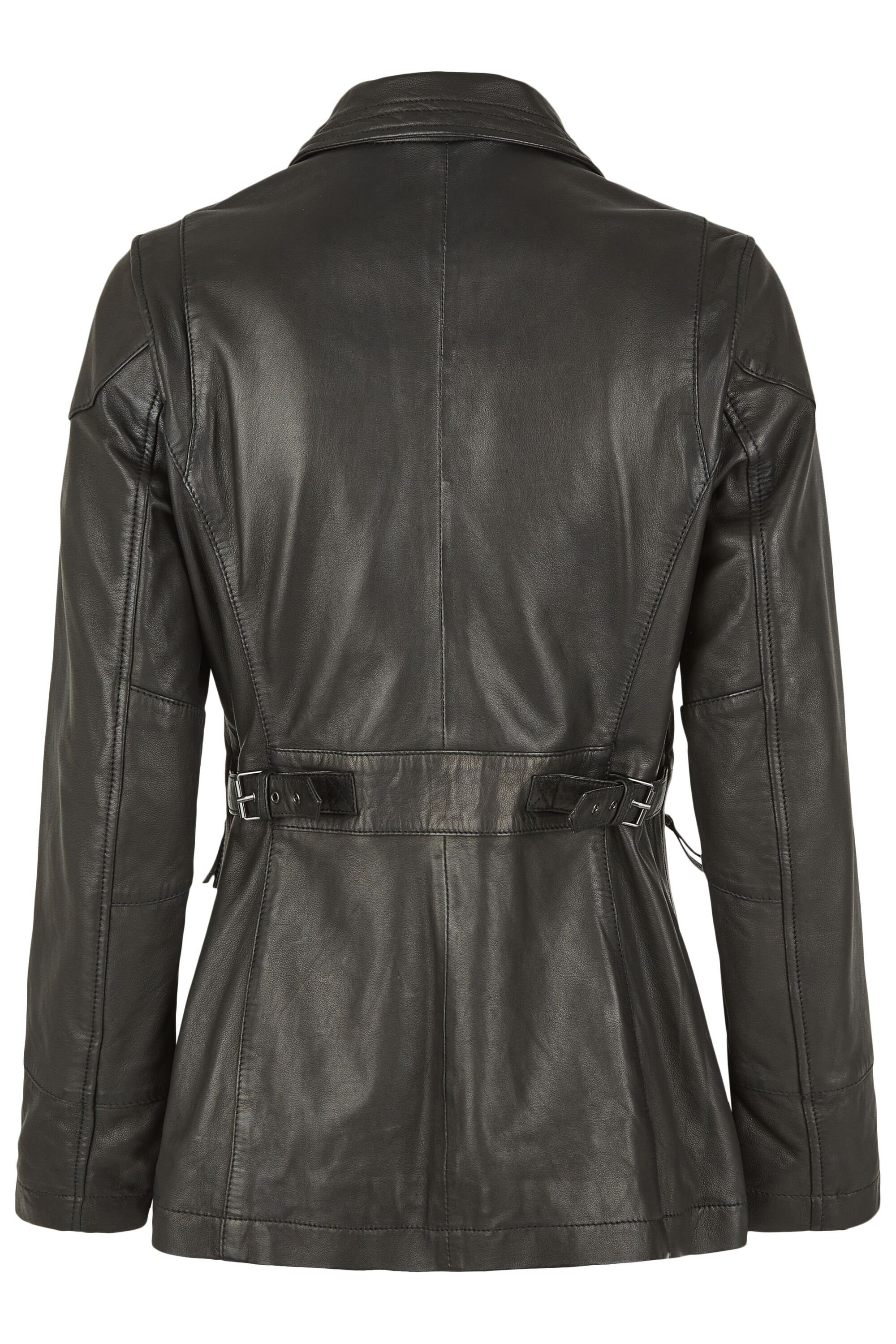 7eleven Lederjacke SEOLIVIA (1-St) mit Ziersteppungen