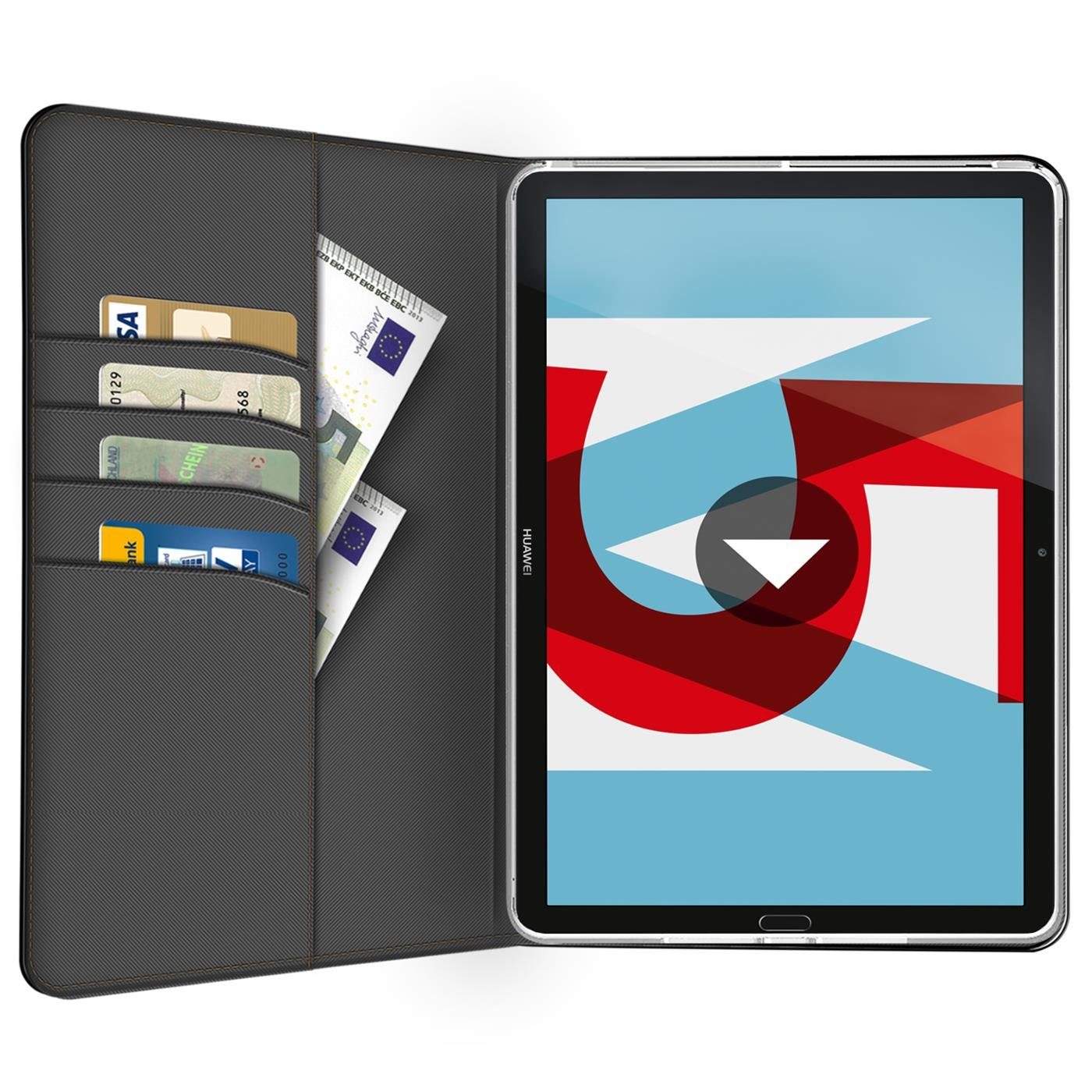 CoolGadget Tablet-Hülle Book Case Tablet Tasche Für Huawei MediaPad M5 / M5 Pro 27,4 cm (10,8 Zoll), Hülle Klapphülle Cover MediaPad M5, MediaPad M5 Pro Schutzhülle