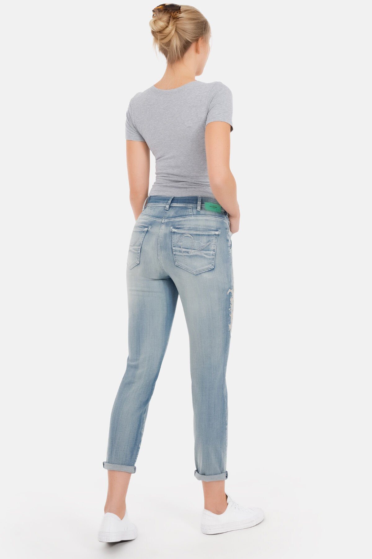 Pants Slim-fit-Jeans Jessi Recover Stickereien mit