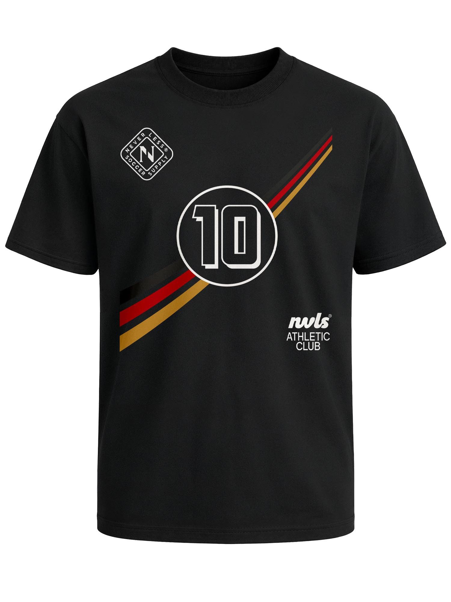 Neverless Oversize-Shirt Herren T-Shirt - Fussball Design German Trikot - Oversized Relaxed mit Print