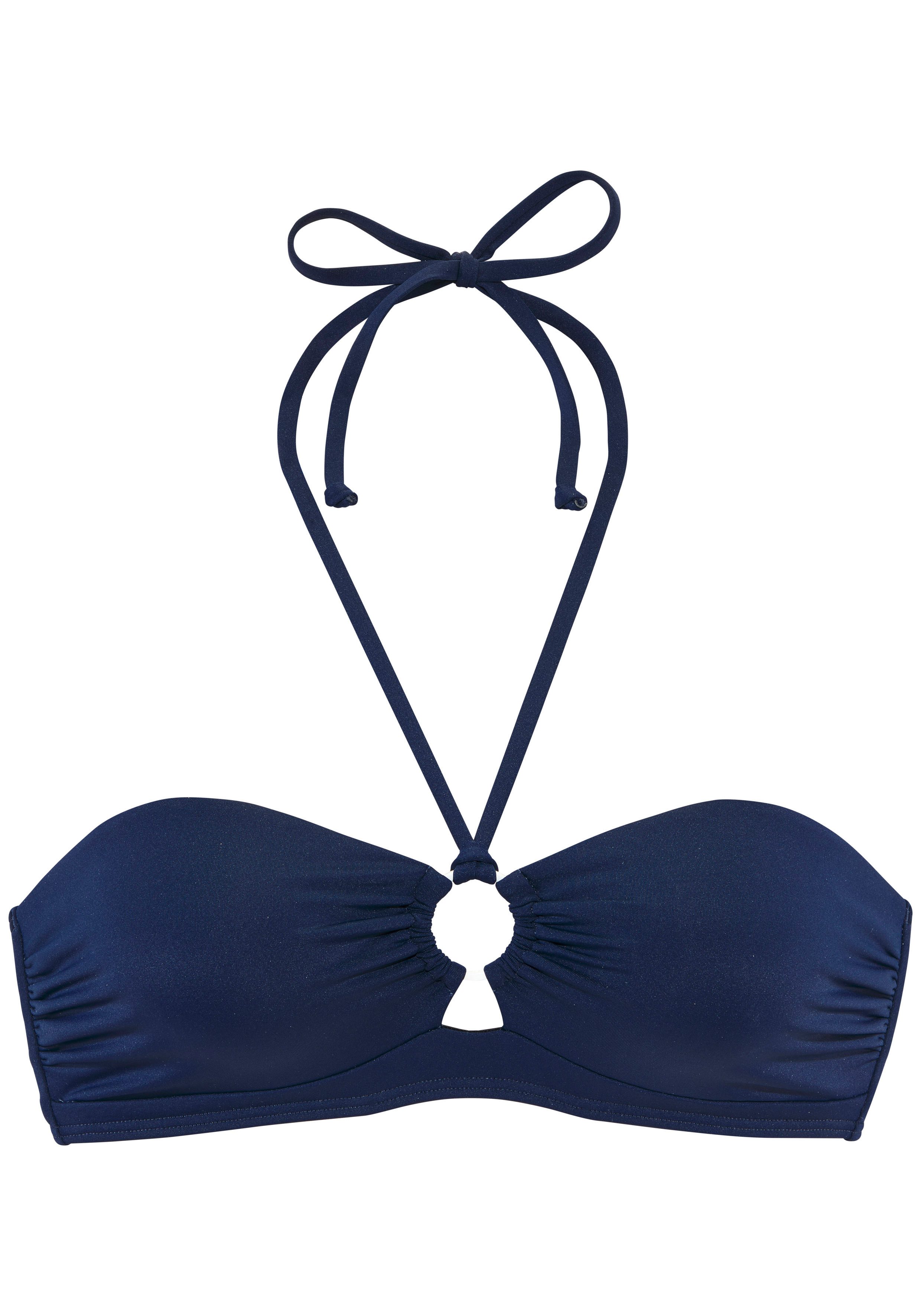 s.Oliver Bandeau-Bikini-Top Beverly, mit kontrastfarbigem Zierring. € 44,99