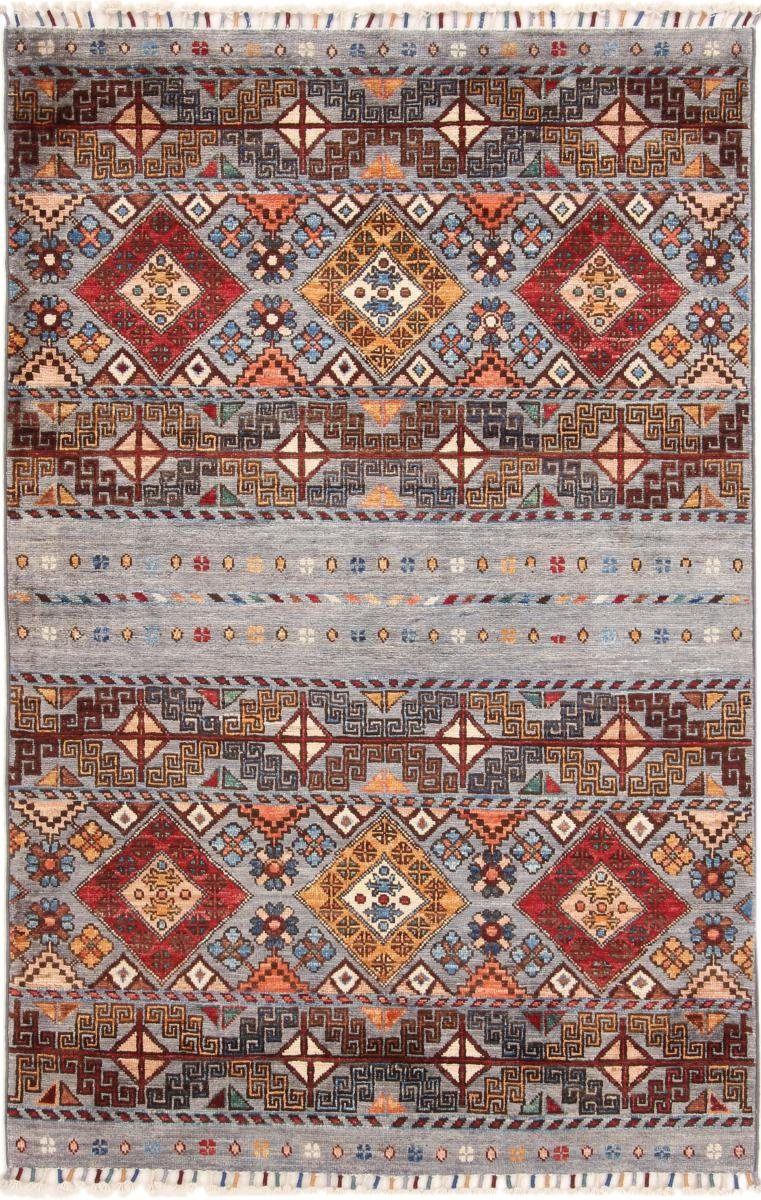 Orientteppich Arijana Shaal 103x160 Handgeknüpfter Orientteppich, Nain Trading, rechteckig, Höhe: 5 mm