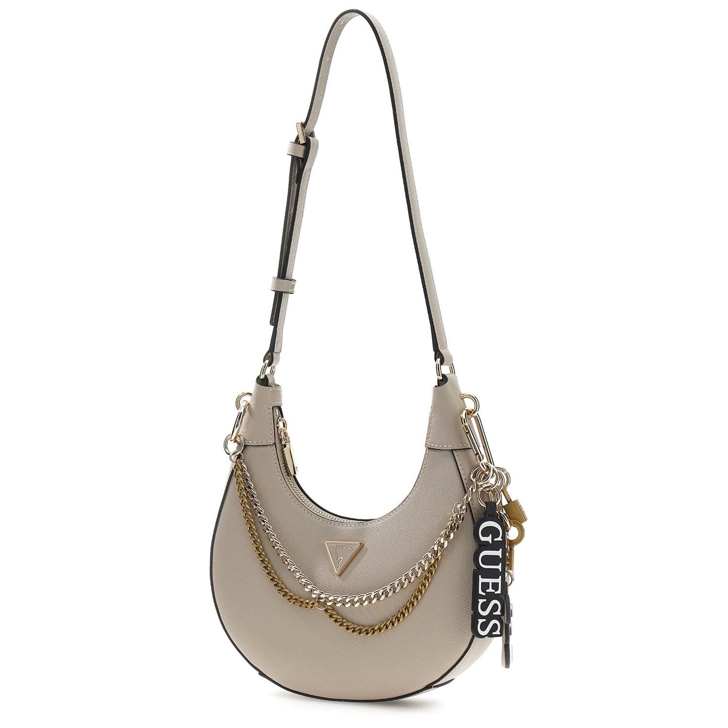 Guess Umhängetasche GUESS Umhängetasche Davina Light Taupe (1, 1-tlg., 1)