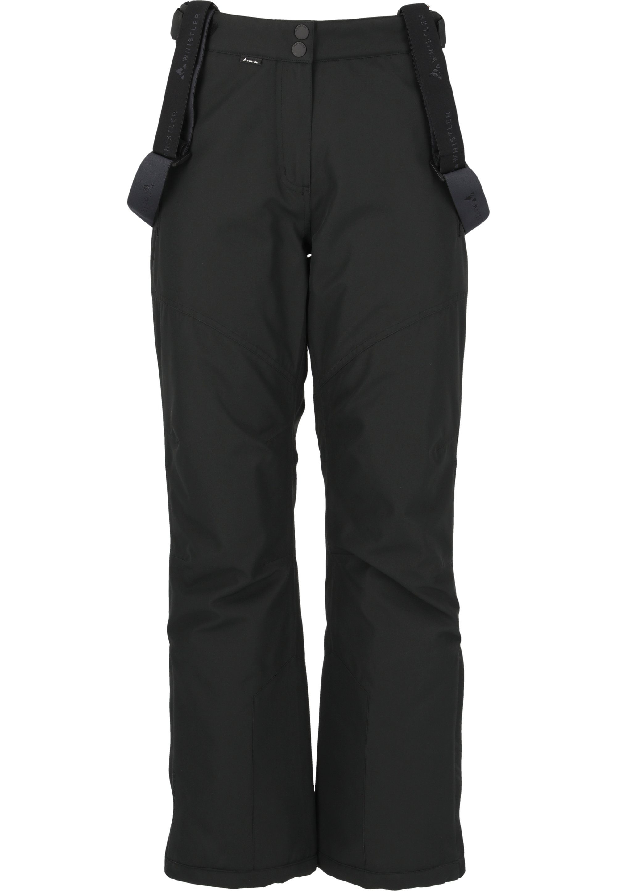 wasserfester Drizzle Skihose und Eigenschaft Hosenträgern WHISTLER mit schwarz