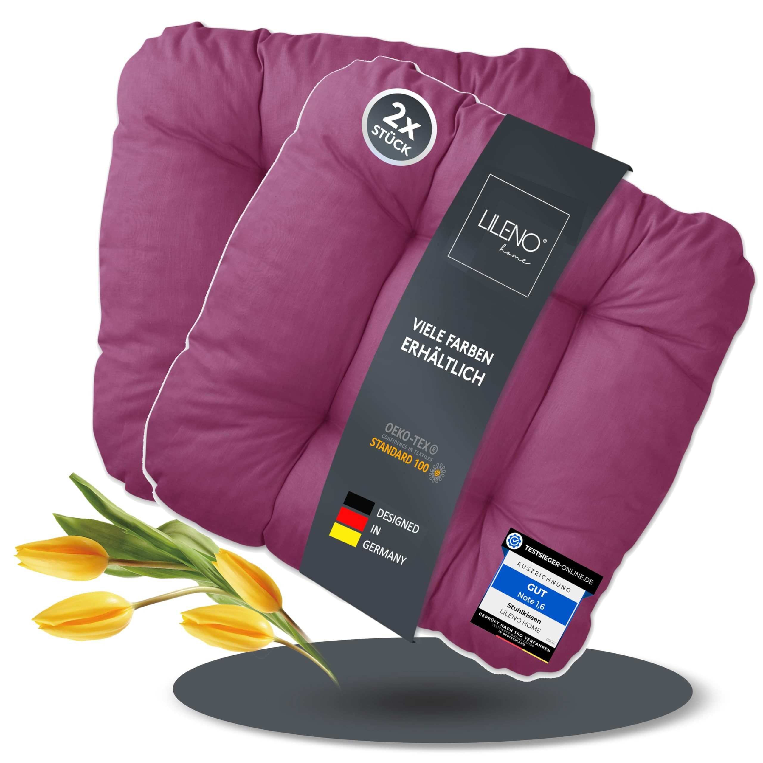 LILENO HOME Stuhlkissen Sitzkissen für Gartenstuhl, günstig online kaufen