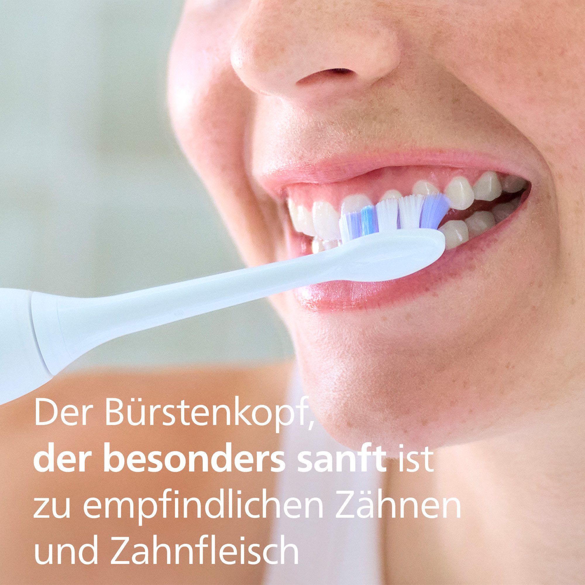 Philips Sonicare Aufsteckbürsten S Sensitive, für empfindliche Zähne und Zahnfleisch, für jedes Sonicare Handstück