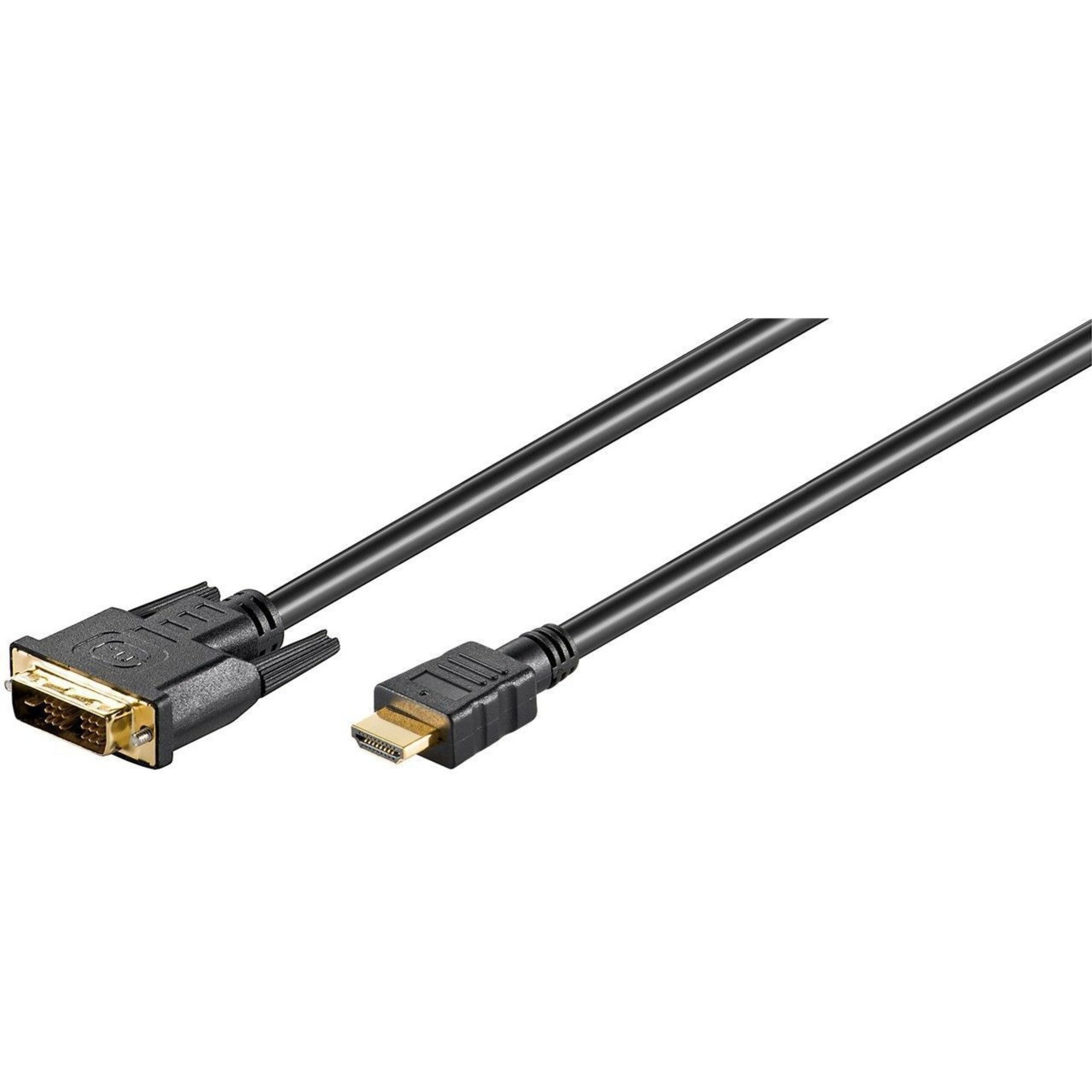 goobay Adapterkabel DVI-D (Stecker) > HDMI HDMI-Kabel
