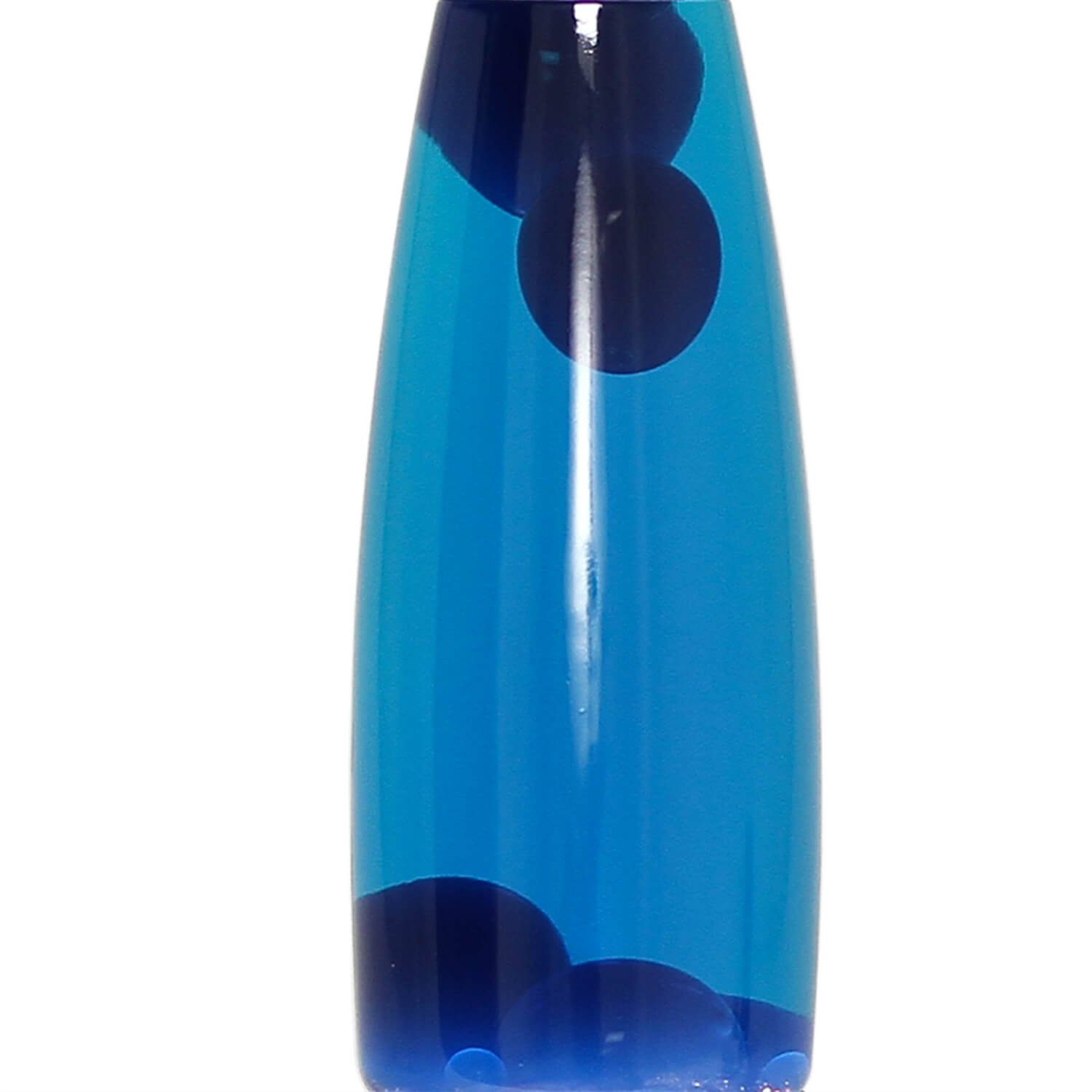 Blaue Lavalampe TIMMY 36cm inkl Leuchtmittel Retro Tisch Lampe Magmaleuchte 