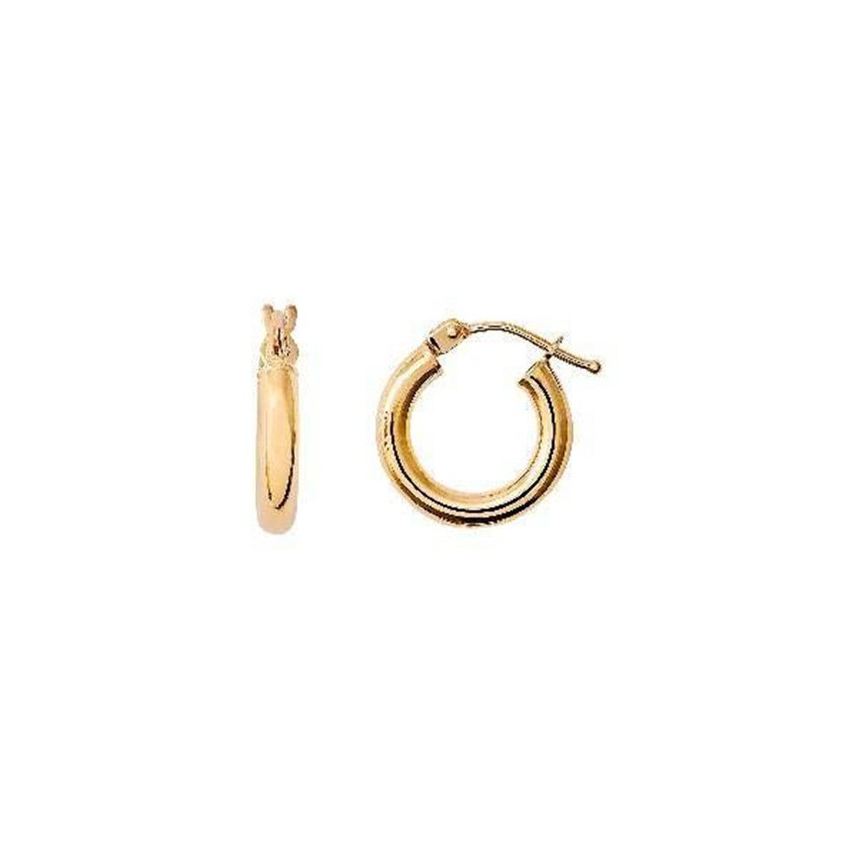 Paar Creolen XENOX Creolen Fine Basic XG14K6011G