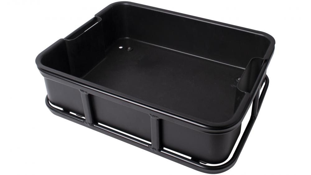 AtranVelo Fahrradkorb AtranVelo Fahrradkorb Bakery Crate mit AVS Adapter schwarz 35x45x13 cm