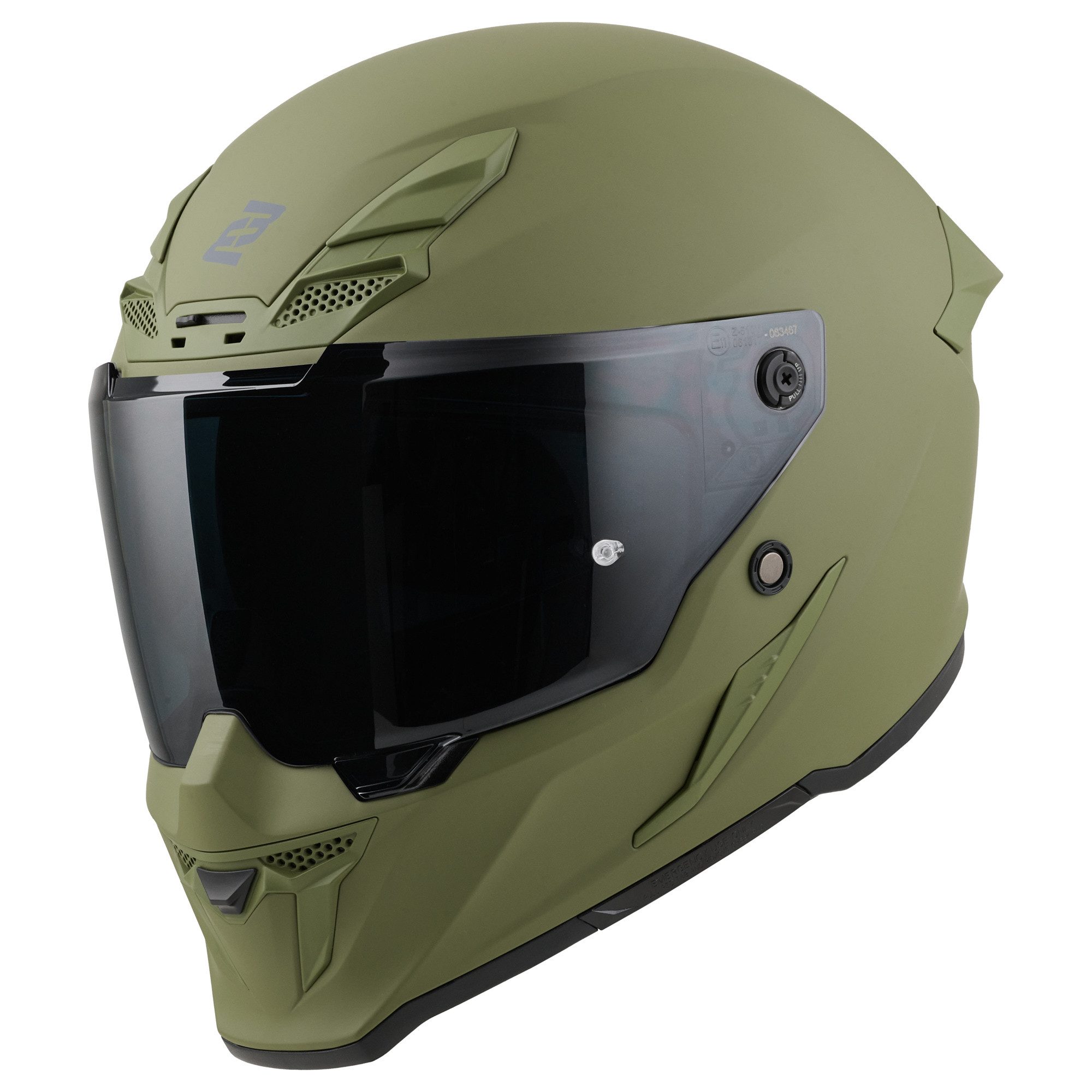 Bogotto Motorradhelm Blade Helm, Notfallsystem-Polsterung (EQRS),geeignet für Brillenträger,vorber