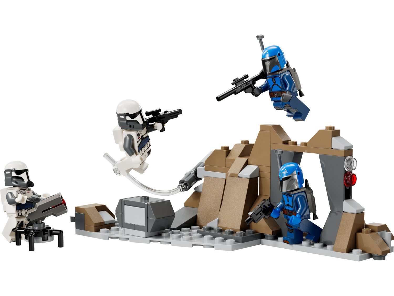 LEGO® Star Wars 75373 Hinterhalt auf Mandalore™ Battle Pack Spielbausteine, (Set, 109 St., Set)