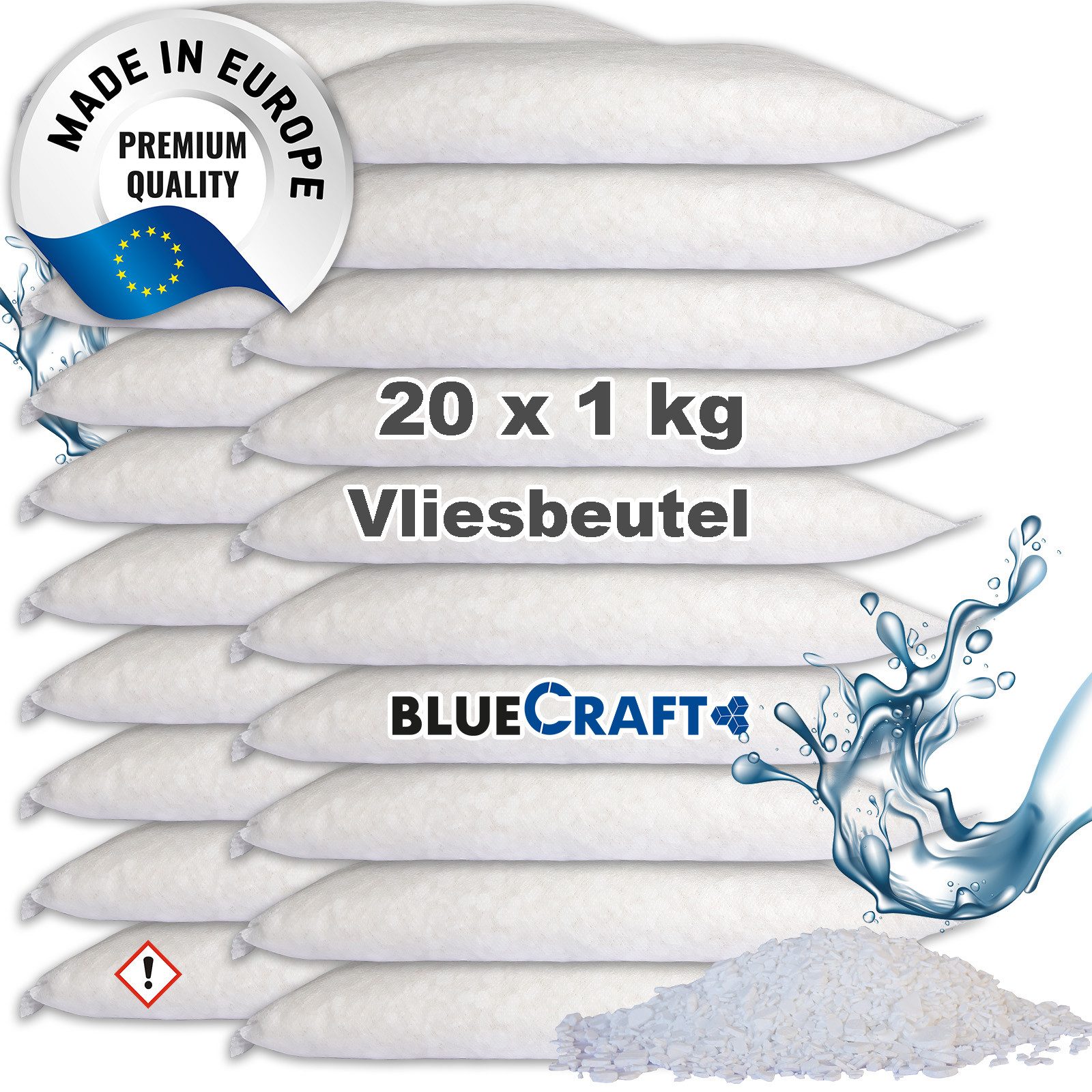 BlueCraft Luftentfeuchter-Nachfüllpack 20x 1kg Raum Entfeuchter Granulat im günstig online kaufen