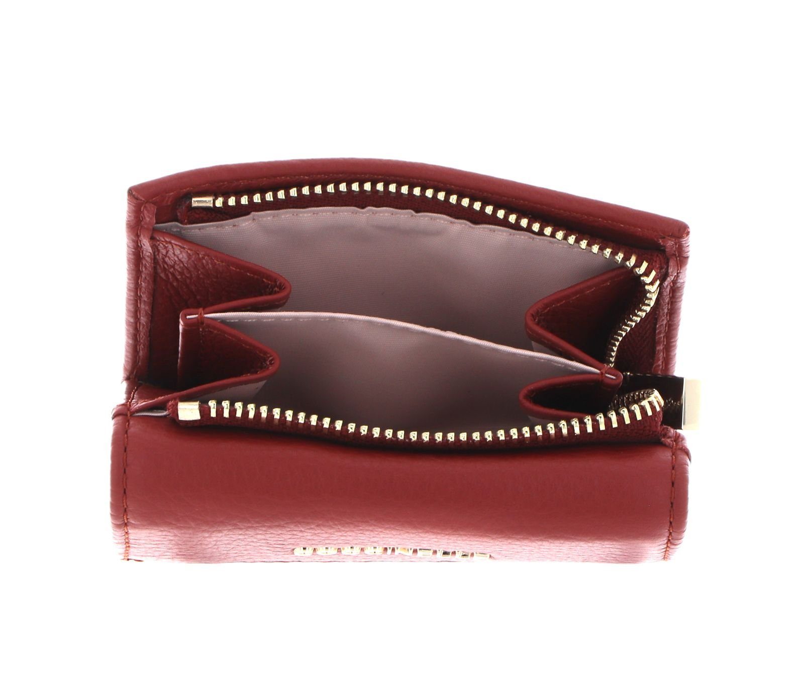 COCCINELLE Geldbörse Metallic Soft, aus echtem Rindsleder