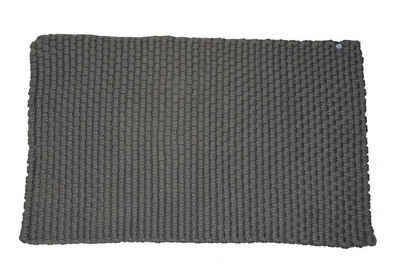 Badematte Knit houseproud, Höhe 15 mm, geflochtener Kunststoff Indoor und Outdoor, Polyester, rechteckig