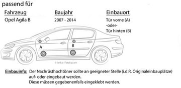 JUST SOUND best choice for caraudio Lautsprecher Boxen Crunch GTS Auto Einbauset Opel Agila B Auto-Lautsprecher (16cm, MAX: Watt)