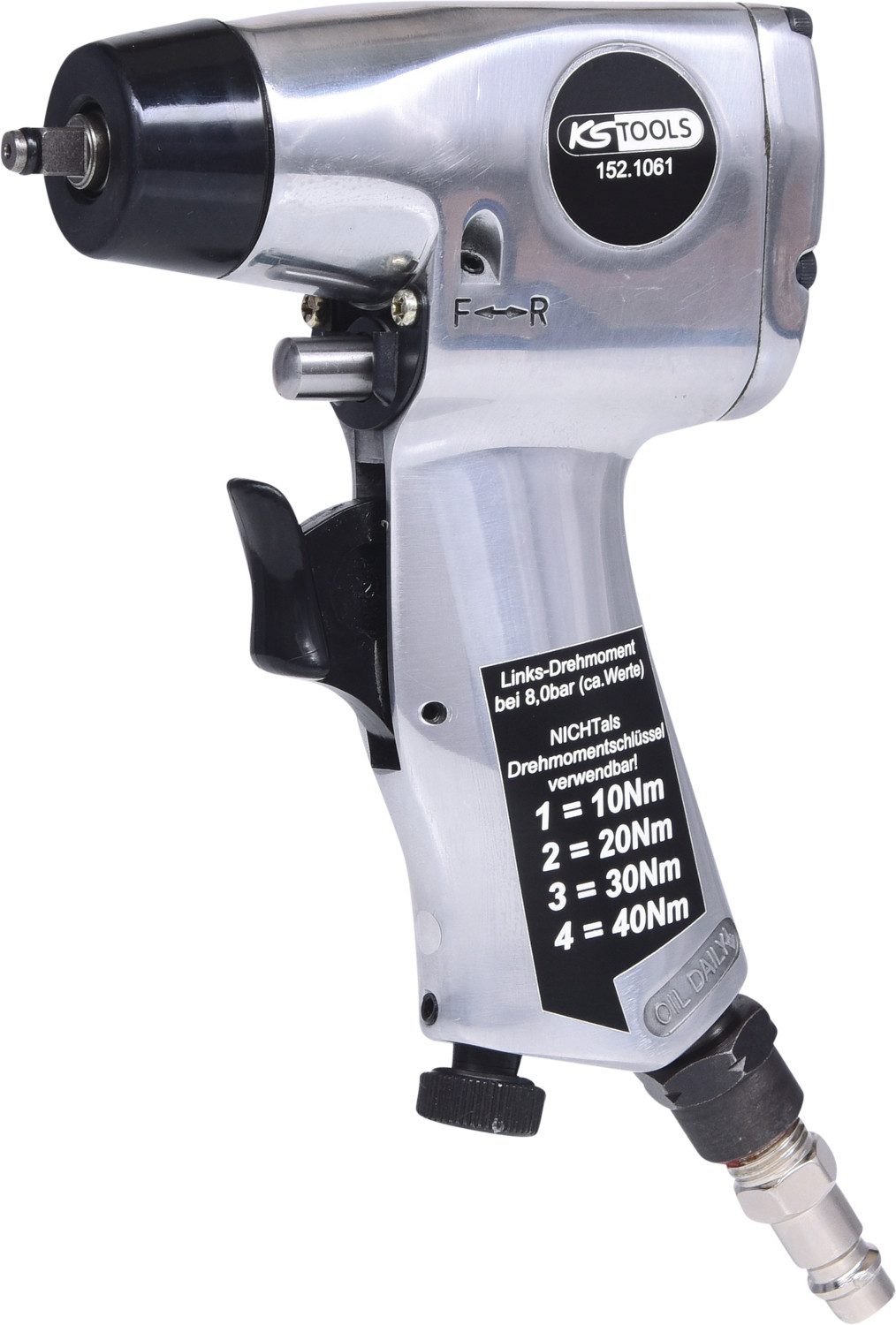 KS Tools Druckluft-Schlagschrauber 1/4'' Vibro Schlagschrauber, 10-40Nm (152.1061)